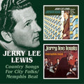 the album cover for Jerry Lee Lewis - Country Songs For City Folk/Memphis Beat [Import]