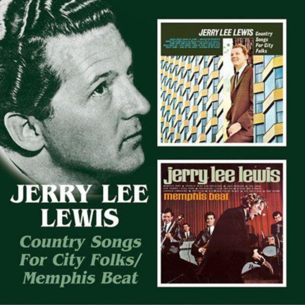 the album cover for Jerry Lee Lewis - Country Songs For City Folk/Memphis Beat [Import]