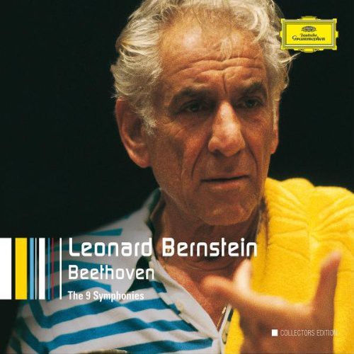 the album cover for Leonard Bernstein - 9 Symphonies