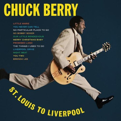 the album cover for Chuck Berry - St Louis to Liverpool