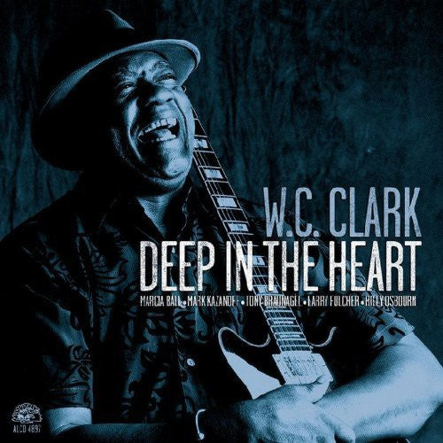 the album cover for W.C. Clark - Deep in the Heart