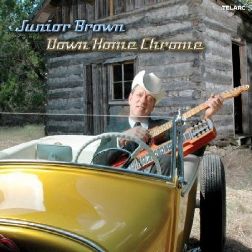 the album cover for Junior Brown - Down Home Chrome