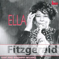 the album cover for Ella Fitzgerald - Jazz Biography Series