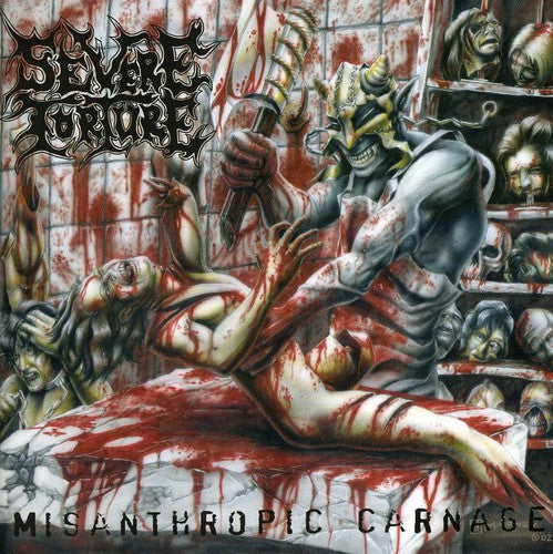 the album cover for Severe Torture - Misanthropic Carnage
