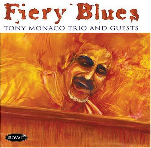 the album cover for Tony Monaco - Fiery Blues