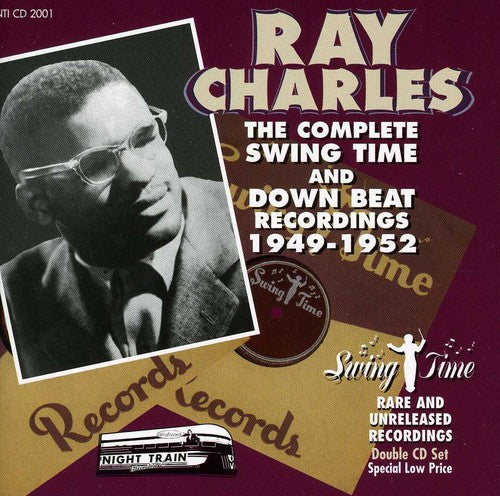 the album cover for Ray Charles - The Complete Swing Time & Down Beat Recordings 1948-1952