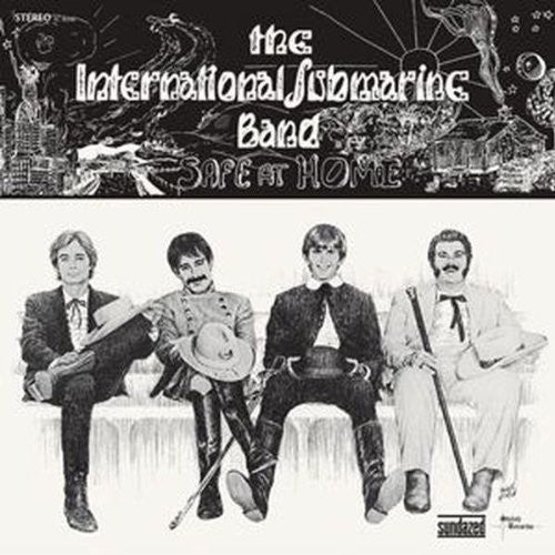 the album cover for International Submarine Band - Safe at Home