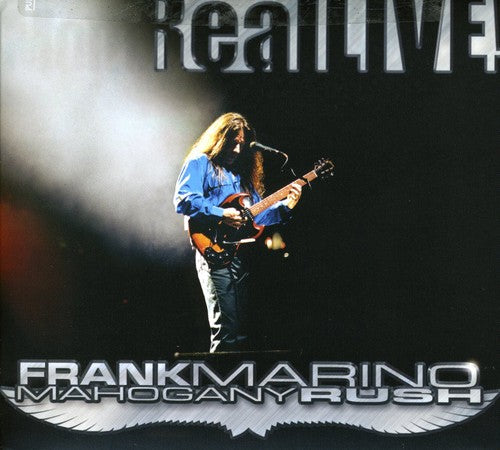 the album cover for Frank Marino & Mahogany Rush - Real Live