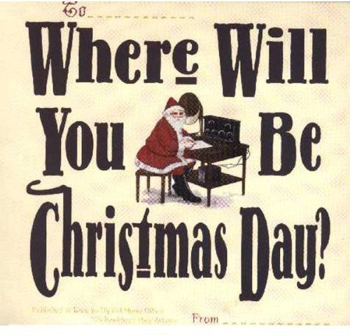 the album cover for Where Will You Be Christmas Day - Where Will You Be Christmas Day?
