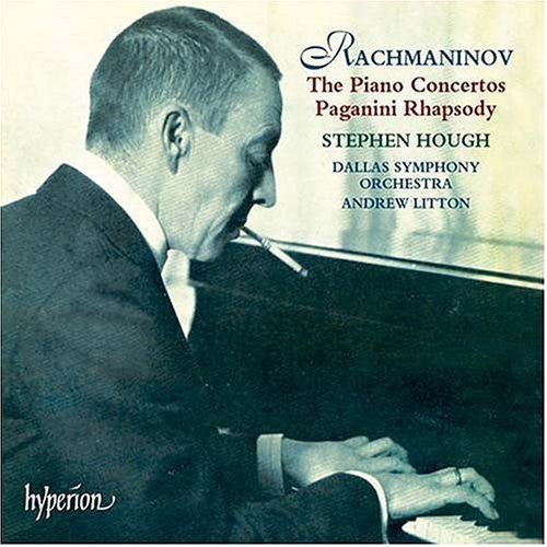 the album cover for S. RACHMANINOFF - Piano Concertos / Paganini Rhapsody