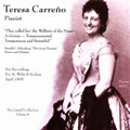 the album cover for Teresa Carreno - Recordings for M Welte & Soehne April 1905