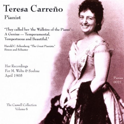 the album cover for Teresa Carreno - Recordings for M Welte & Soehne April 1905