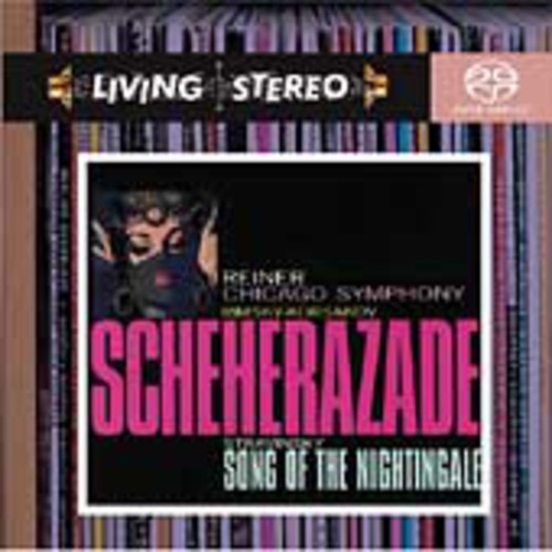 the album cover for Rimsky-Korsakov / Stravinsky / Cso / Reiner - Scheherazade / Song Of The Nightingale (Hybr)