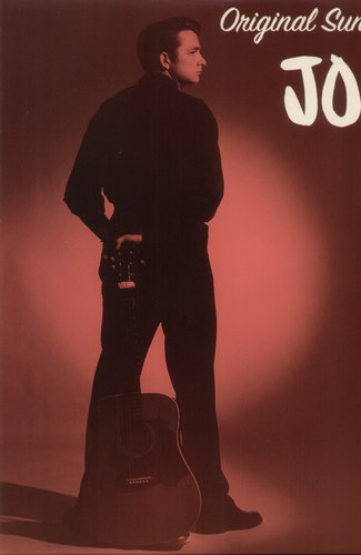 the album cover for Johnny Cash - Original Sun Singles 55-58