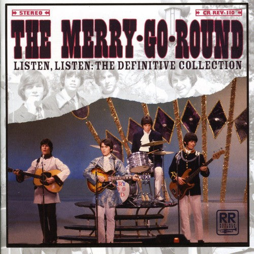 the album cover for Merry Go Round - Listen Listen-Definitive Collection [Import]