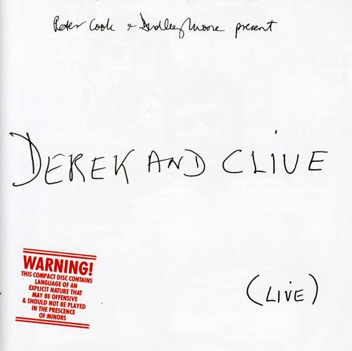 the album cover for Peter Cook & Dudley Moore - Derek & Olive Live [Import]
