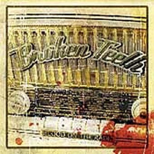 the album cover for Broken Teeth - Blood on the Radio