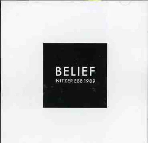 the album cover for Nitzer Ebb - Belief