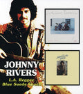 the album cover for Johnny Rivers - L.A Reggae/Blue Suede Shoes [Import]