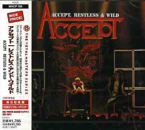 the album cover for Accept - Restless & Wild