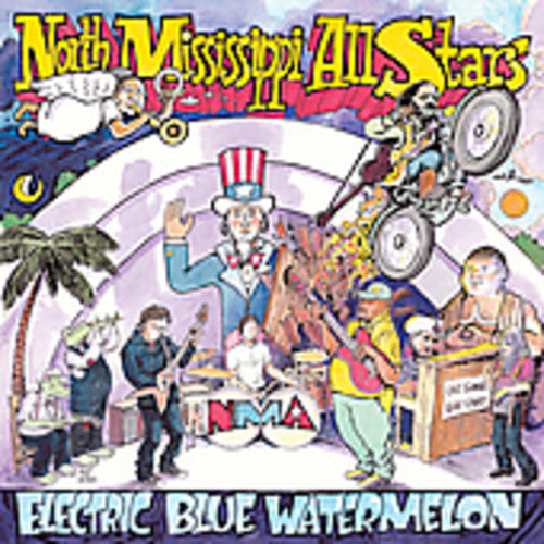 the album cover for North Mississippi Allstars - Electric Blue Watermelon