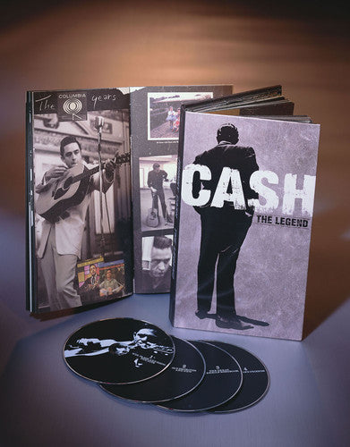 the album cover for Johnny Cash/Willie Nelson/George Jones - The Legend [Columbia] [Box]