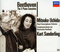 the album cover for MITSUKO UCHIDA - Piano Concertos 1-5