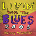 the album cover for Johnny Nicholas - Livin with the Blues