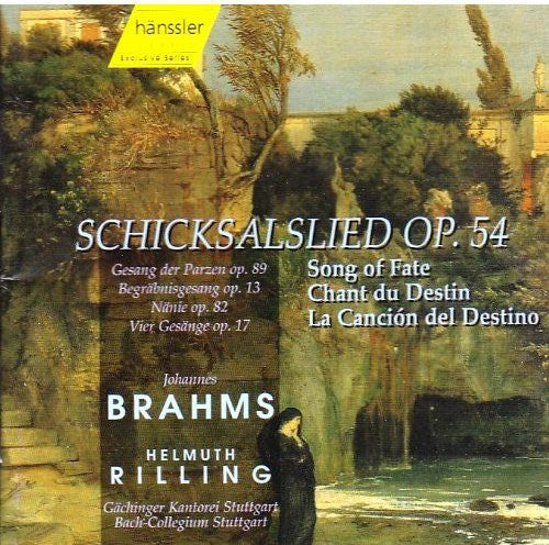 the album cover for J. BRAHMS - Schickalslied Op 54 / Gesang Der Parzen Op 89