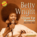 the album cover for Betty Wright - Clean Up Woman and Other Hits
