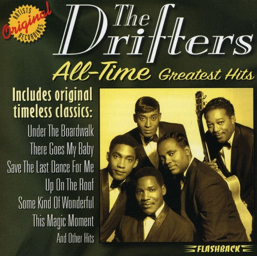 the album cover for Drifters - All Time Greatest Hits