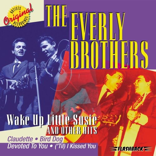 the album cover for The Everly Brothers - Wake Up Little Susie and Other Hits