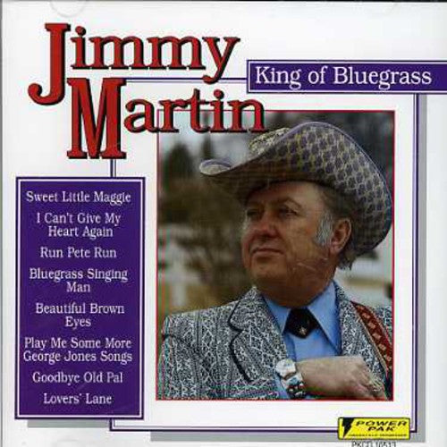 the album cover for Jimmy Martin - King of Bluegrass