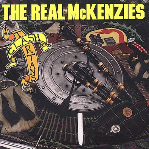 the album cover for The Real Mckenzies - Clash of the Tartans