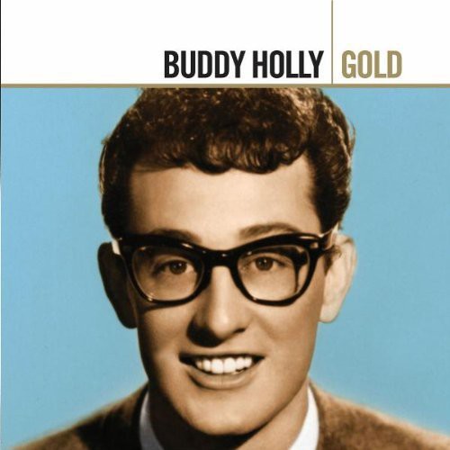 the album cover for Buddy Holly - Gold