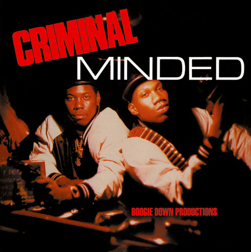 the album cover for Boogie Down Productions - Criminal Minded