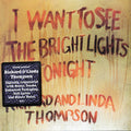 the album cover for Richard Thompson - I Want to See the Bright Lights Tonight
