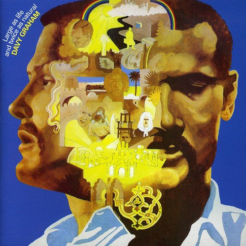 the album cover for Davy Graham - Large As Life & Twice As Natural