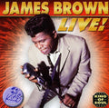 the album cover for James Brown - Live