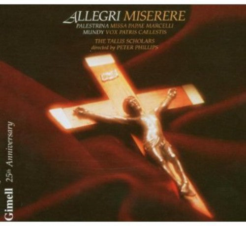 the album cover for G. ALLEGRI - Miserere / Palestrina / Missa Papae Marcelli