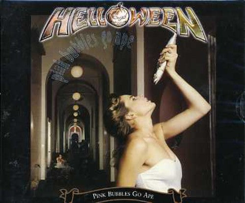 the album cover for Helloween - Pink Bubble Go Ape [Import]