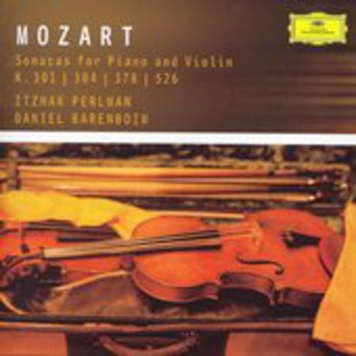 the album cover for Itzhak Perlman - Sonatas for Violin & Piano: Mozart Collection