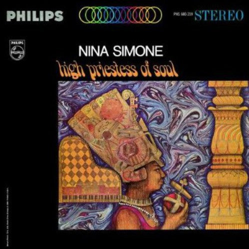 the album cover for Nina Simone - High Priestess of Soul