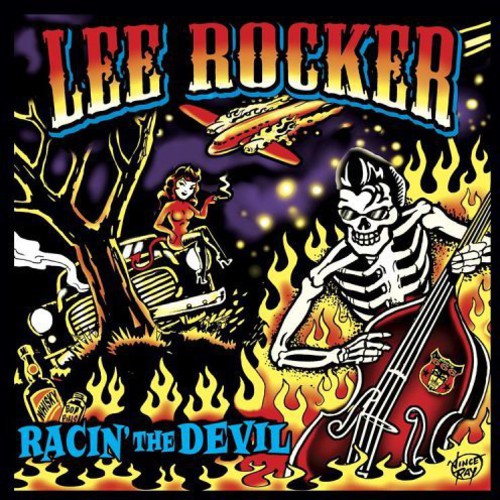 the album cover for Lee Rocker - Racin the Devil