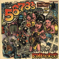the album cover for The 5.6.7.8's - Bomb the Rocks: Singles
