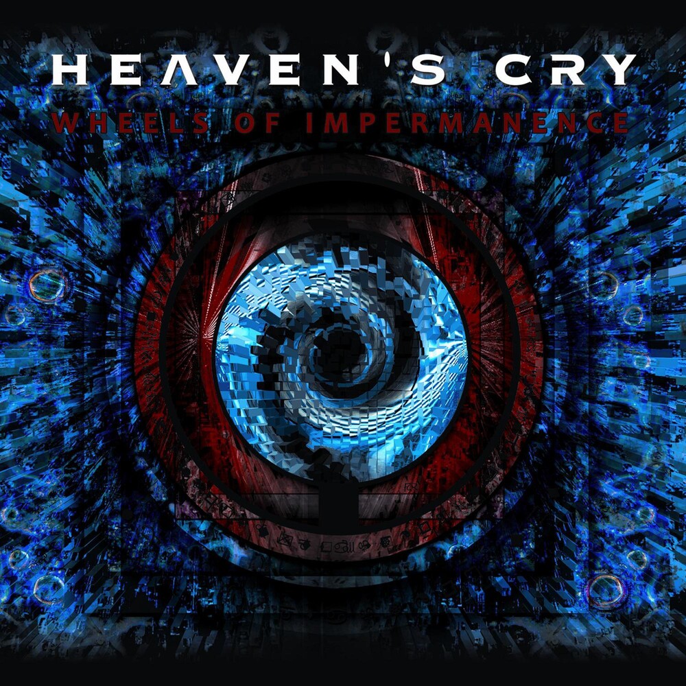 the album cover for Heavens Cry - Wheels of Impermanence