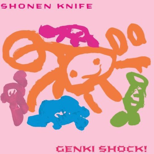 the album cover for Shonen Knife - Genki Shock