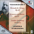 the album cover for P.I. Tchaikovsky - Serenade for Strings Op 48 & Op 32