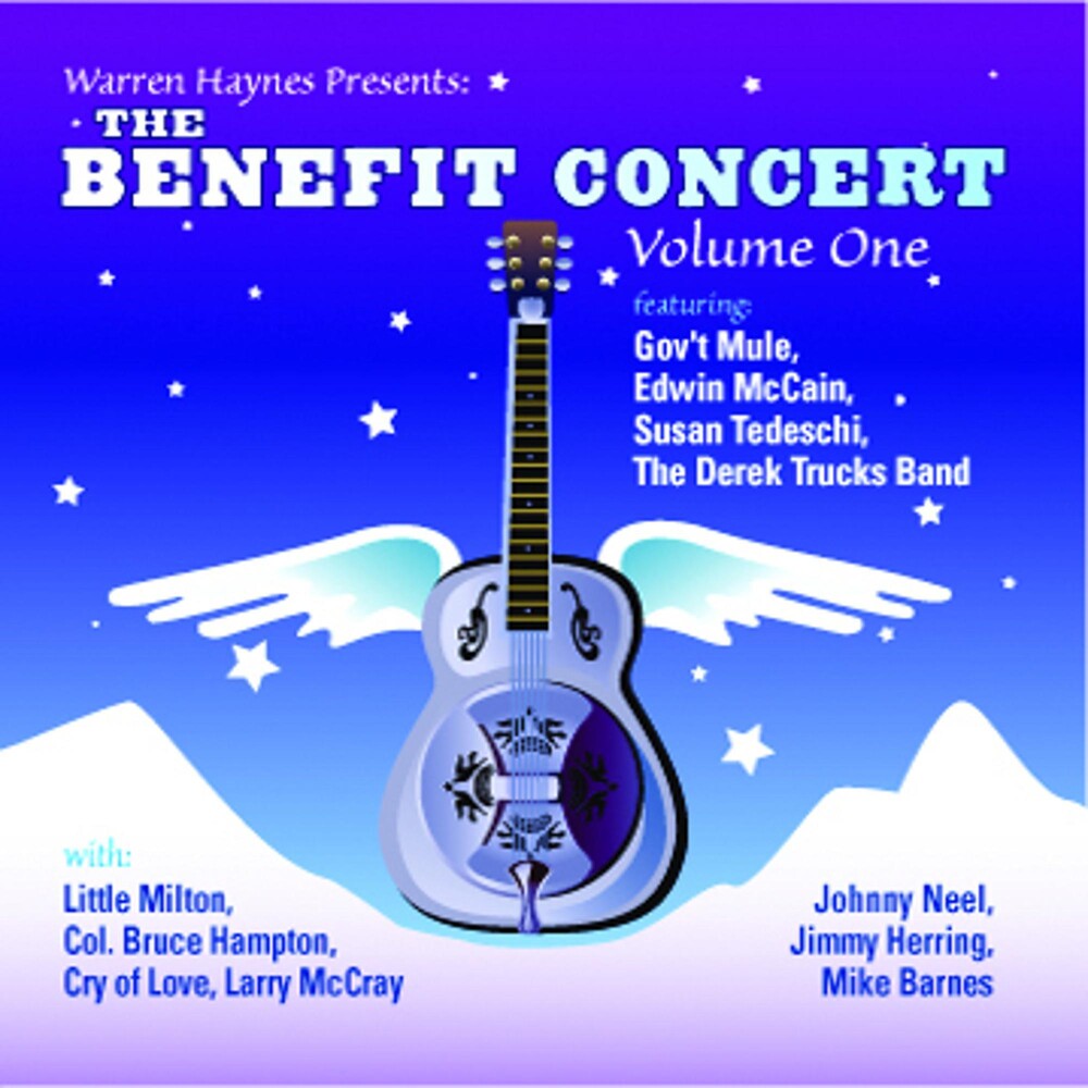 the album cover for Warren Haynes - The Benefit Concert, Vol. 1