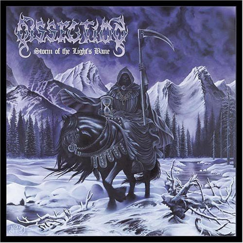 the album cover for Dissection - Storm of the Light's Bane